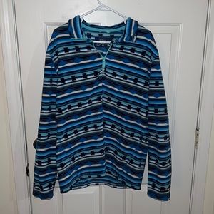 Mens chubbies fleece half zip size Large